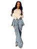 Women's Clothing Stretch Denim Multi-Wear Shorts And Trousers For Women Detachable Fashion Clothing For Formal & Casual For Women_ecoleips.com