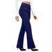 Women's Clothing Women's High-Waisted Straight Leg Casual Pants Loose Fitting Pocketed Commuter Style Versatile Long Pants_ecoleips.com