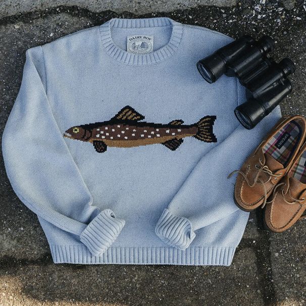 2026 European And Cross-Border Spring Fashion New American Retro Sweatshirt Casual Round Neck Loose Knitted Sweater_ecoleips.com