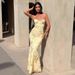 Women's Summer Floral Halter Dress Backless French Romantic Design Herringbone Steel Supported Thin Casual Dress for Ages 16-45_ecoleips.com