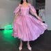 Elegant Off Shoulder Satin Evening Dress Women Fashion Hight Waist Formal Party Dress Sexy Strapless Backless Slim Solid Dress_ecoleips.com