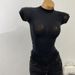 High Neck Short Sleeve T-Shirt for Women Flattering Slim Fit Stretchy Slightly Sheer Solid Color Top for Layering 2024 New Style_ecoleips.com