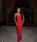 Women's Clothing Autumn New Products Temperament Sky Blue Tube Top High Waist Skirt Suit Tight Skirt Dress_ecoleips.com