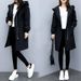 Women's Fleece-Lined Hooded Trench Coat Mid-Length Thickened Winter Overcoat Loose Fit Windproof_ecoleips.com