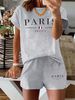 Women’s 2 Piece Outfit Set – Oversized Graphic T-Shirt And Biker Shorts Matching Set, Casual Summer Lounge Tracksuit For Daily Wear-319_ecoleips.com