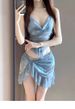 Women's Three Piece Bikini Swimsuit High End Concealing Swimwear For Beach Vacations And Hot Springs New Two Piece Set_ecoleips.com