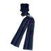 Women's Clothing V Neck Sleeveless Single Breasted Top Two Piece Suit Casual Wide Leg Trousers_ecoleips.com
