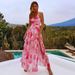 Women's Clothing Pink Fresh One Piece Swimsuit Beach Vacation Style Sexy Fit True To Size Polyester_ecoleips.com