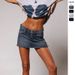 Cross-border E-commerce European And American Style 2025 New Sexy Hot Girl Denim Summer High-elasticity Bodycon Mini_ecoleips.com