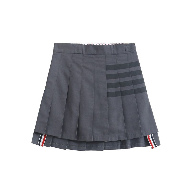 Pleated Revival Style, Irregular A-line Pleated Skirt, Anti-exposure Women's Trendy Short Skirt_ecoleips.com