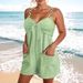 Women’s Summer Jumpsuit – Sleeveless Romper With Back Cutout (5 Colors) | S-3XL | Lightweight & Breathable_ecoleips.com
