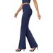 2025 Yoga Bell Bottom Pants, Women's High Waist, Hip Lifting, Wide Leg Casual Pants_ecoleips.com