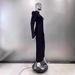 New Black Rhinestone Long Sleeve Bandage Elegant Party Toast Casual Evening Dress For Women_ecoleips.com