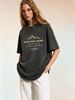 Vintage Urban Oversized T-Shirt, Unisex Washed Casual Streetwear Top For Modern Daily Outfits_ecoleips.com