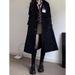 Spring And Autumn New Korean Style Mid-Length Over-the-Knee College Windbreaker For Female Students, Casual Sweet Loose_ecoleips.com