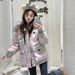 girl Authentic Clearance New Workwear Parka Down Cotton Jacket For Women Winter Thickened Warm Hooded Korean Style Petite_ecoleips.com