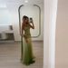 Women's Clothing New Style Celebrity Style Halter Neck Suspender Skirt Suit_ecoleips.com