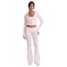 2025 Autumn New European American Cross-Border Women's Slim Fit Short Hooded Top And Casual Pants Fashion Set For Women_ecoleips.com