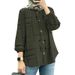 Women's Clothing Middle East Malay New Women's Muslim Floral Shirt Fashion Puff Sleeve_ecoleips.com