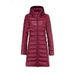 Women's Lightweight Long Puffer Jacket With Detachable Hood Slim Fit Down Coat For Plus Size Warm Winter Outerwear_ecoleips.com