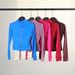 LU Women's Slimming Sports Fitness Yoga Suit Short Casual Elastic Gold Autumn Winter In Stock_ecoleips.com