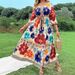 Women's Clothing New Printed Dress Long Skirt_ecoleips.com