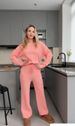 Luxury Knit Cozy Two-Piece Lounge Set for Women Oversized Sweater Wide-Leg Pants Soft Wool Blend Minimalist Fall Winter Staples_ecoleips.com