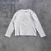 Deeptown White Cherry Blossom Embroidery Man Women T-Shirts Long Sleeve Oversized Waffle Tees Basic Harajuku Casual Streetwear_ecoleips.com