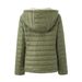 Women's Fleece-Lined Hooded Coat – Striped Winter Jacket With Thick Cotton Padding For Casual & Commuter Style_ecoleips.com