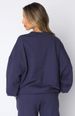 K Solid Color Round Neck Pullover Long Pants Women's Fashion Casual Long Sleeved Sweatshirt Set_ecoleips.com