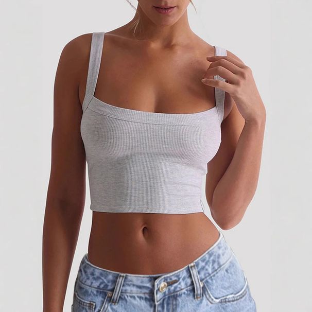 DiYun European And American Yoga Wear Slim-Fit Sports Camisole Women's Clothing 2025 Spring/Summer_ecoleips.com