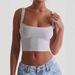DiYun European And American Yoga Wear Slim-Fit Sports Camisole Women's Clothing 2025 Spring/Summer_ecoleips.com