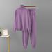 Women's Knitted Set Turtleneck Sweater And High-Waisted Loose Pants Casual Sportswear_ecoleips.com
