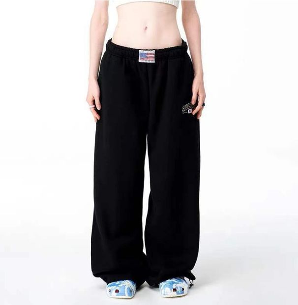 Women's Clothing Sweatpants Sports Pants Leggings Street Wide Leg Casual Pants Loose Pants_ecoleips.com