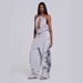 Women's Clothing Street Fashion Print Loose Wide Leg Straight Casual Trousers Sweatpants Couple Spring And Summer_ecoleips.com