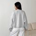 AD675 Casual Round Neck Sweatshirt For Women, 2025 Autumn New Style, European And American Ins Simple Loose Fit Sports_ecoleips.com