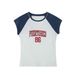 Campus Style Letter Graphic Print Short Sleeve Knit T-Shirt For Women - Soft Daily Basic Tee, Round Neck, Comfort Fit, White_ecoleips.com
