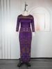 Glamorous Plus Size Evening Dress With Heavy Embellishments – Stunning Sequin & Rhinestone Bodycon Gown For Parties & Special Occasions_ecoleips.com