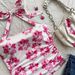 Cross-border Foreign Trade Best-selling Women's Floral Print Ruched Camisole Top For Women To Wear As Outerwear_ecoleips.com