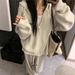 ng2510292 Ng2510292 Hooded Zipper Sweater For Women, Spring Autumn Korean Style, New Inner And Outer Wear, Lazy Loose Cardigan Knitwear,_ecoleips.com