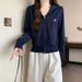 American-style Double-zipper Hooded Sweatshirt Women, Loose Fit, Korean Style, Thin, Short, Plus-size, Embroidered Top_ecoleips.com
