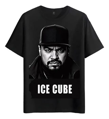 Women's T-Shirts Tshirt Muscle Freaks Portrait Hip Hop Style Ice Cube Rapper_ecoleips.com