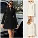 European American Sexy Short Dress For Women Slim A-Line Skirt Solid Color Single-Breasted Elegant Fashion 2025 Design_ecoleips.com