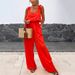 Women's Clothing Spring And Summer New Suspender Sleeveless Pocket Jumpsuit Ins Casual Loose Women's Jumpsuit_ecoleips.com