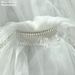 Manzhen French Style Beaded Veil Cathedral Length Wedding Veil Exquisite Main Dress Accessory for Brides Leaving Home V156_ecoleips.com