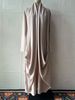 Summer New Arrival Women's Long Robe Dress Solid Color Casual Design Spring/Autumn Wear Polyester_ecoleips.com