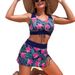 Voya New European And American Style Two-piece Swimsuit, Sexy Bikini, Printed Swimwear, Foreign Trade_ecoleips.com
