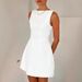 Sexy Backless Pencil Skirt - Women's High Neck Bodycon Skirt For Night Out & Party_ecoleips.com