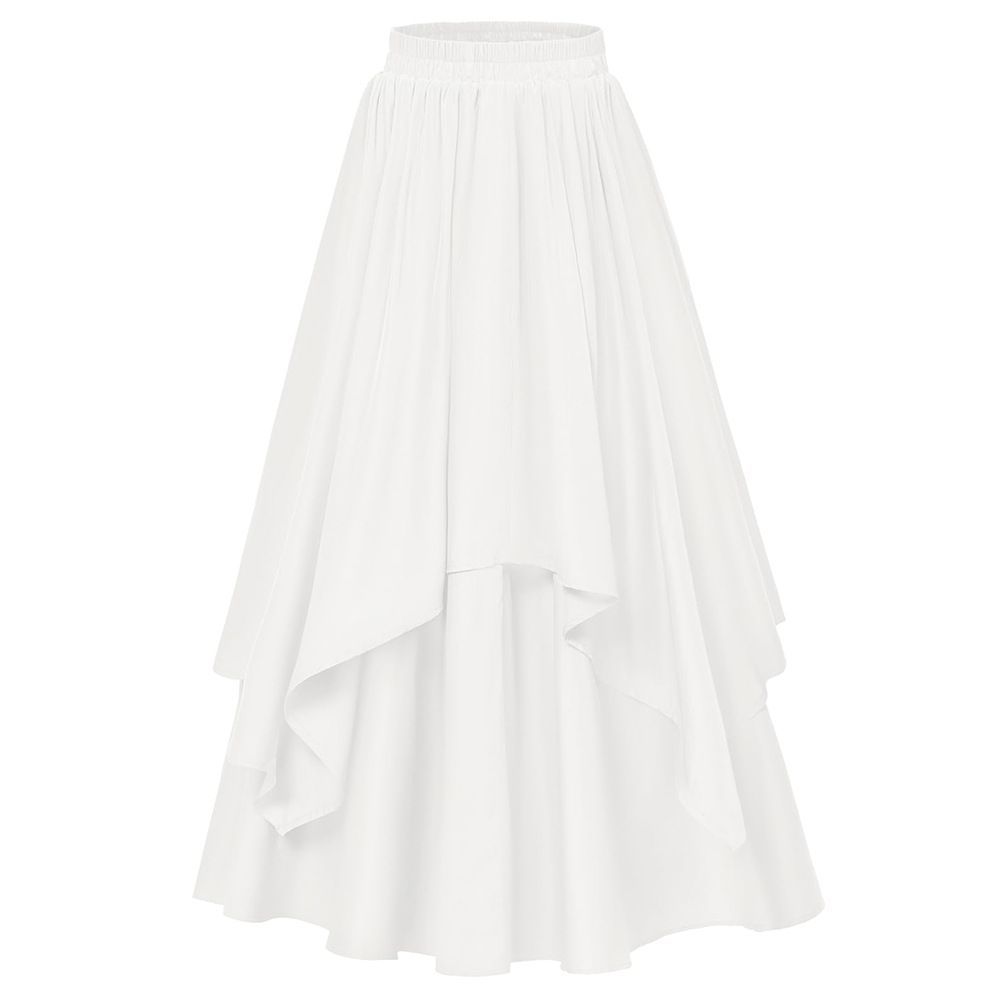 Women's European And American Style Irregular mid Length Skirt with Elastic Waist Trendy Costume for Halloween Hot Selling Foreign Trade_ecoleips.com