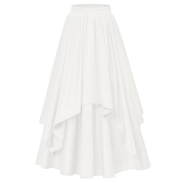 Women's European And American Style Irregular mid Length Skirt with Elastic Waist Trendy Costume for Halloween Hot Selling Foreign Trade_ecoleips.com